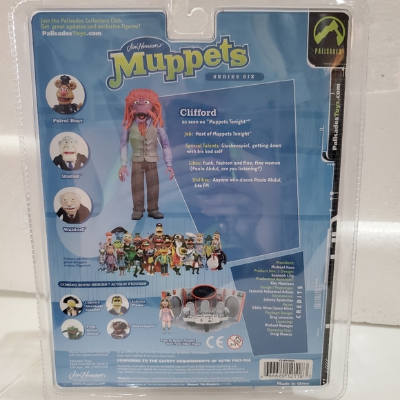 2003 PALISADES MUPPETS CLIFFORD FIGURE SET SEALED L👀K - Picture 3 of 7